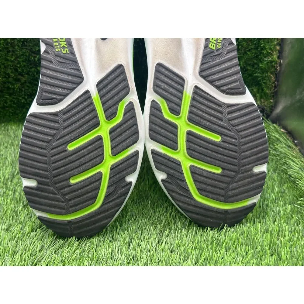 Brooks Glycerin GTS 23 1105031D154 Athletic Shoes Men's 10.5D White Knit Running